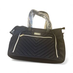 Kenneth Cole Reaction Black Chevron Travel Bag